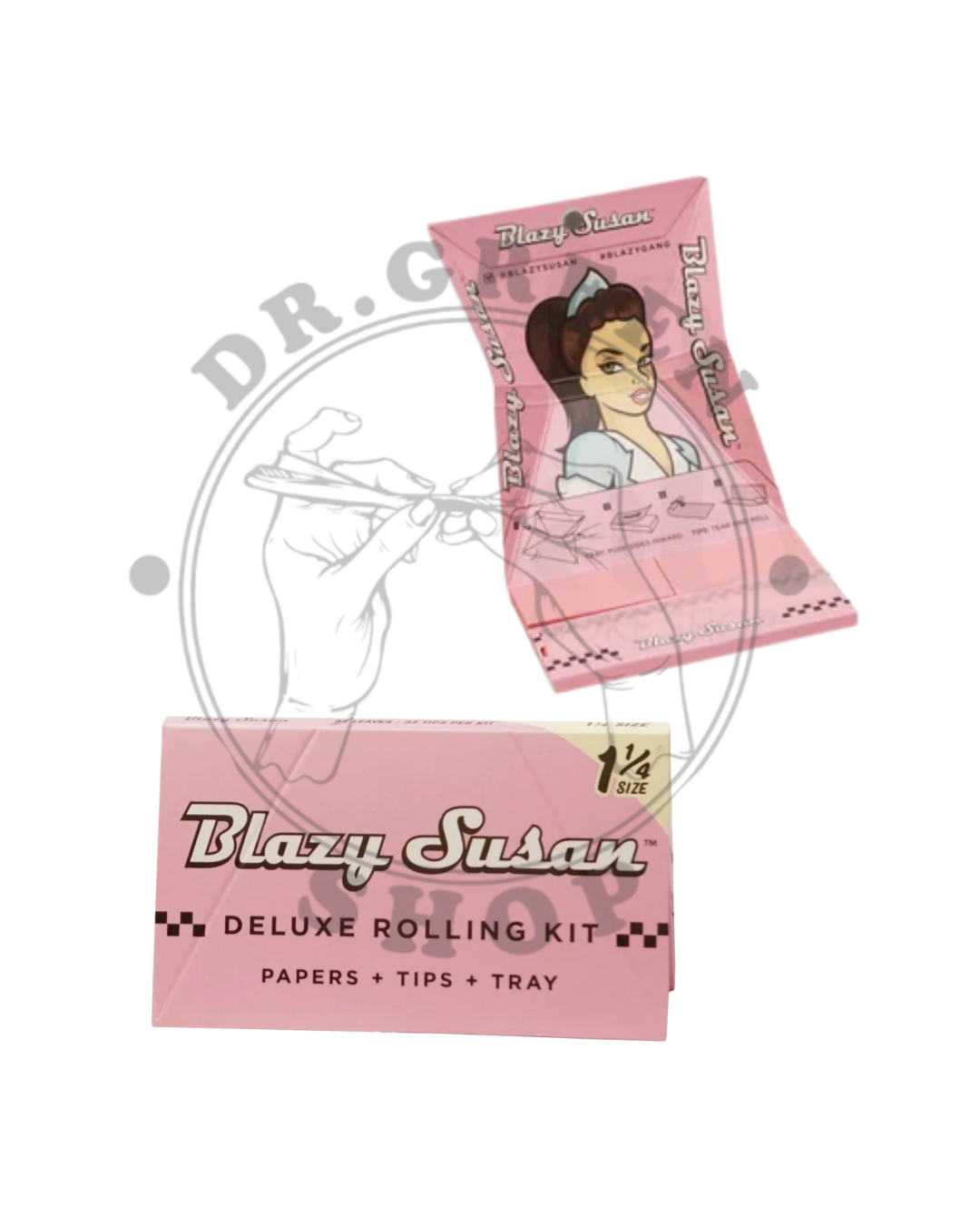 Blazy Susan papeles rosas de 1 1/4 + filtros