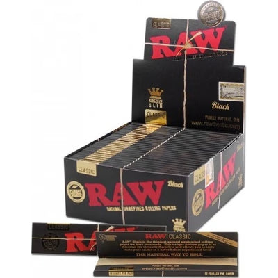 Raw Classic BLACK King Size Slim