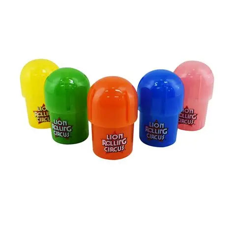 Lion Rolling Circus tainer & grinder