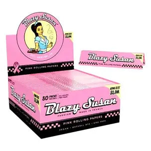 Blazy Susan Papeles rosas king size