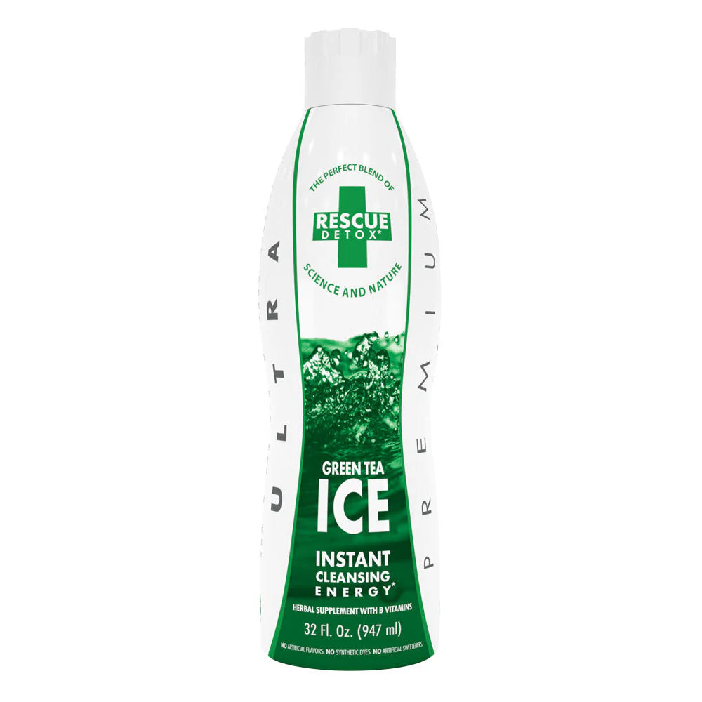 rescue detox ice sabor greean tea