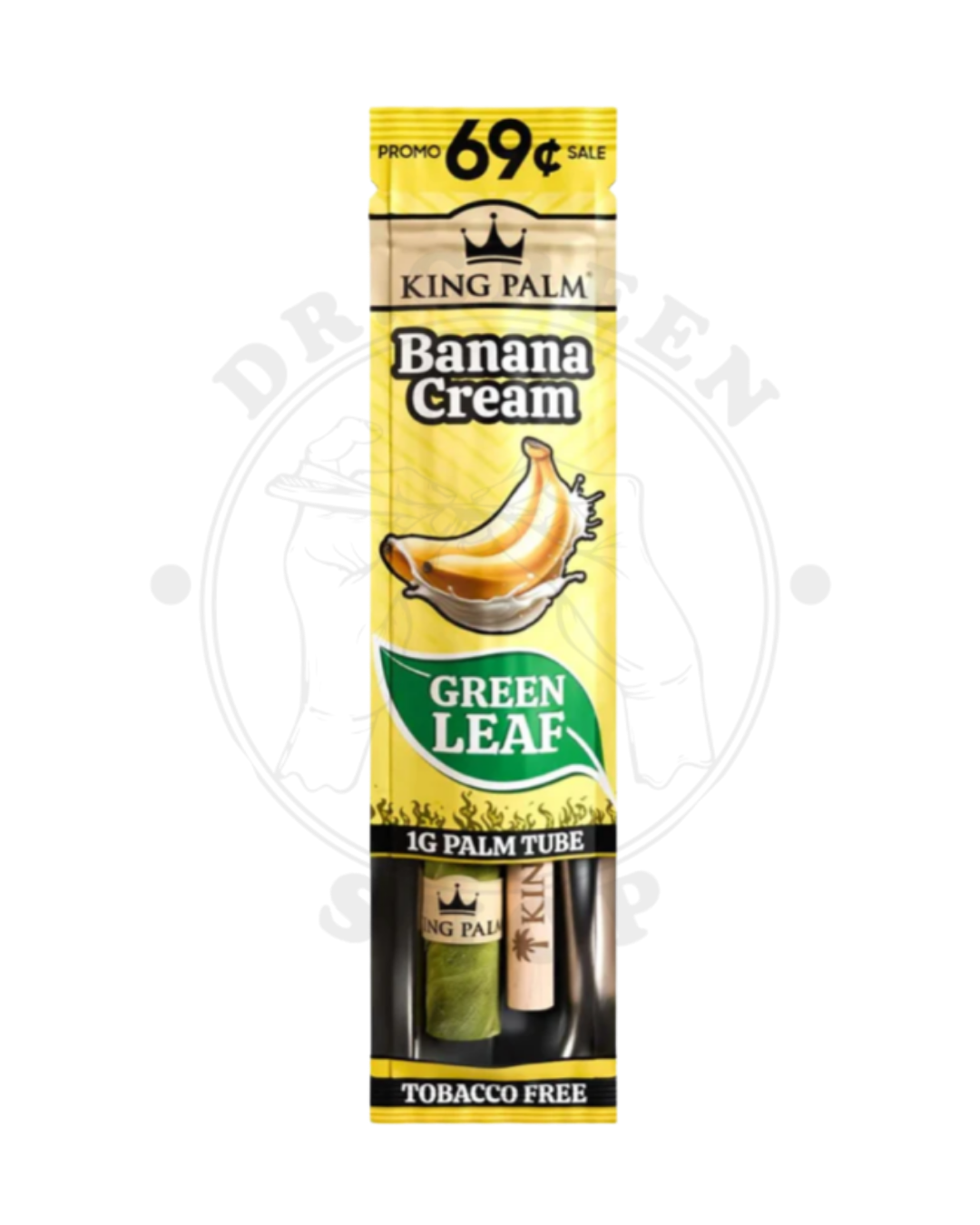 King palm - Mini Leaf Tubes 1g - Banana cream