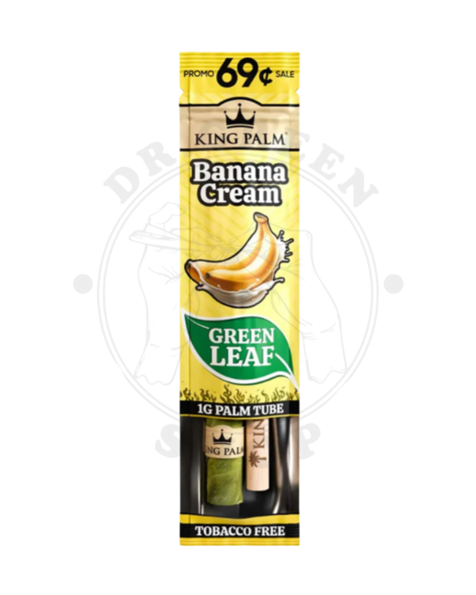 King palm - Mini Leaf Tubes 1g - Banana cream