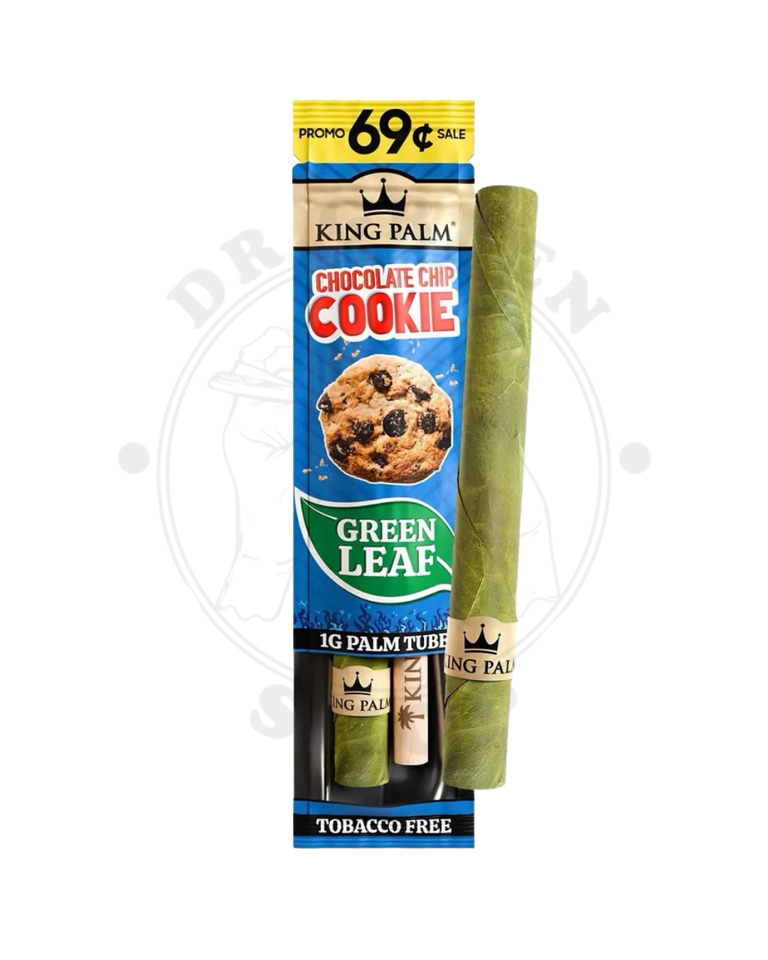 King palm - Mini Leaf Tubes 1g -  Chocolate Chip Cookie