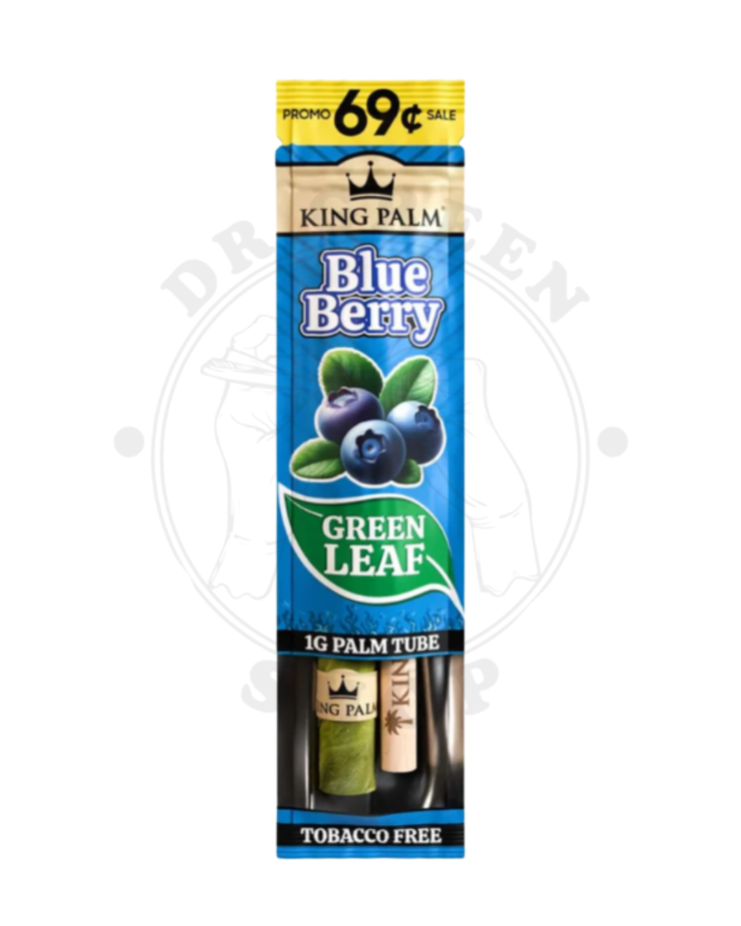 King palm - Mini Leaf Tubes 1g - Blue berry