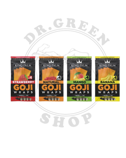 king palm Goji Wraps 4 per-pack sabor - Starwberry