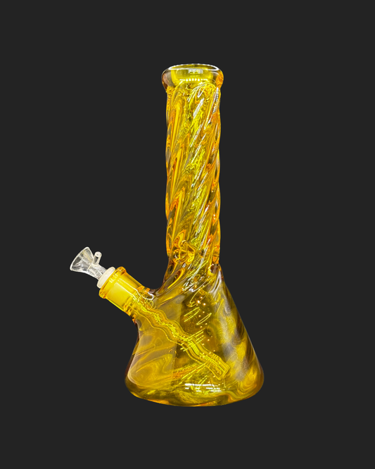 bong beaker de colores en forma de espiral drg-383
