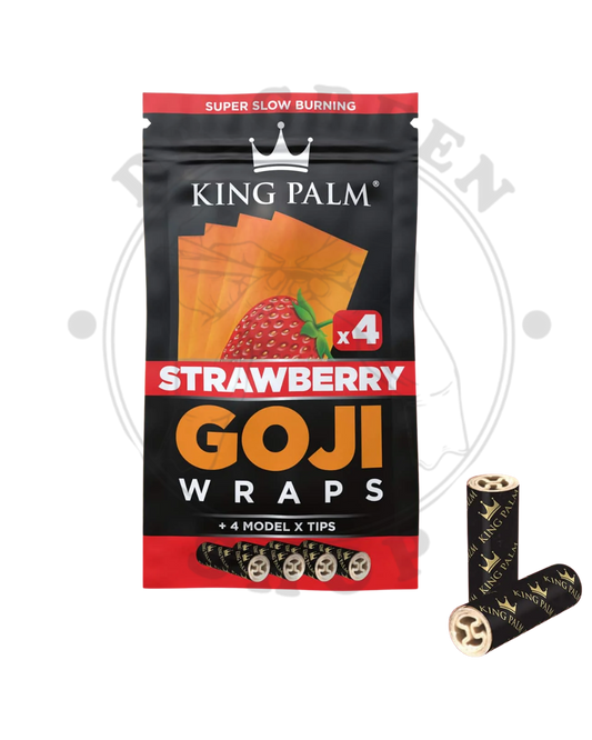 king palm Goji Wraps 4 per-pack sabor - Starwberry