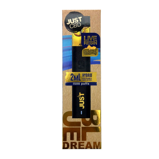 just cbd live resin full spectrum de 2ml hybrid whit 1500 puff sabor blue dream