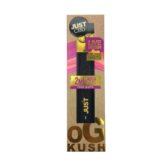 just cbd live resin full spectrum de 2ml indica whit 1500 puff sabor Og kush