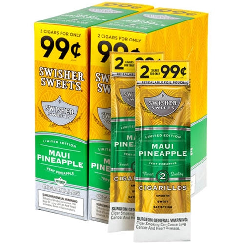 swisher sweet cigarrillos sabor maui pineapple