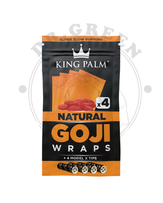 king palm Goji Wraps 4 per-pack sabor - Natural