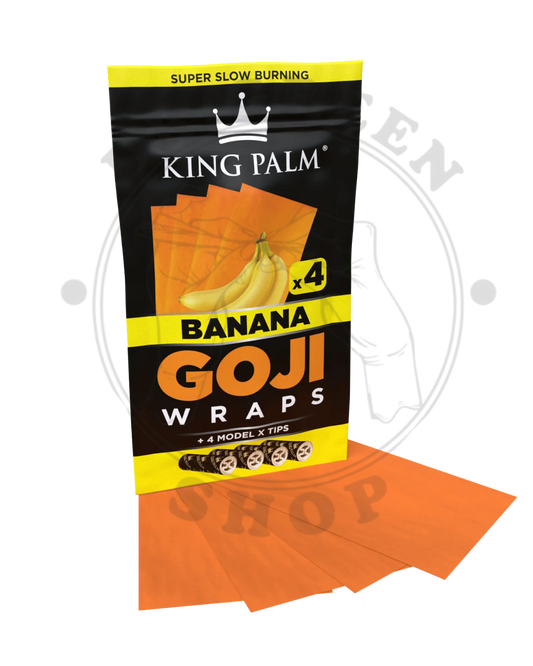 king palm Goji Wraps 4 per-pack sabor - Banana