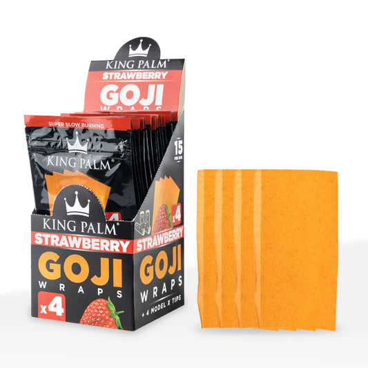 king palm Goji Wraps 4 per-pack sabor starberry