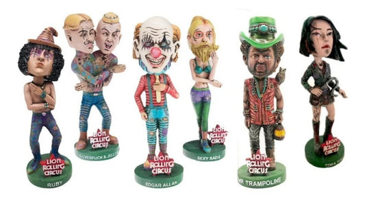 Lion Rolling Circus Bobble Heads