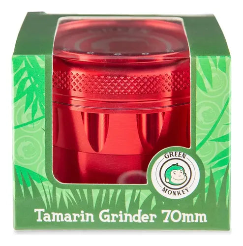 Grinder Green Monkey Tamarin diámetro 70mm Color Red