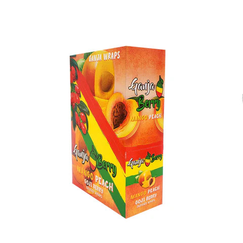Ganja Berry Wraps Sabor mango peach 2 per-pack