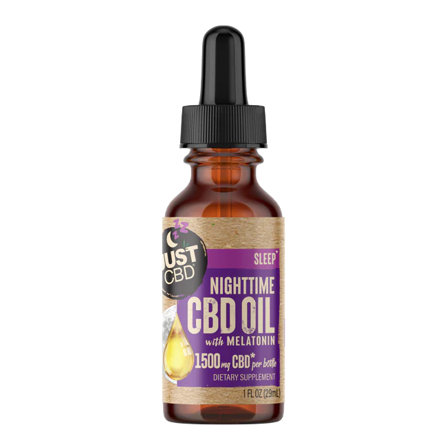 just cbd night time cbd oil whit melatonin whit 1500mg CBD per-bottle