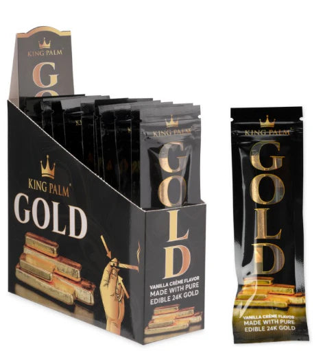 Pre-rolado de oro King Palm  Mini Size  sabor Vainilla