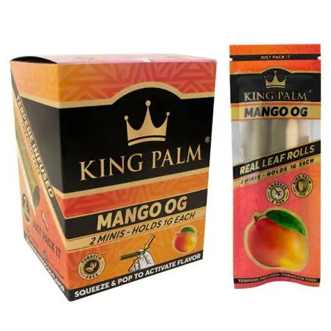 King Palm Cones Mini Size pack with 2 sabor Mango OG