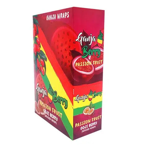 Ganja Berry Wraps Sabor Passion Fruit 2 per-pack