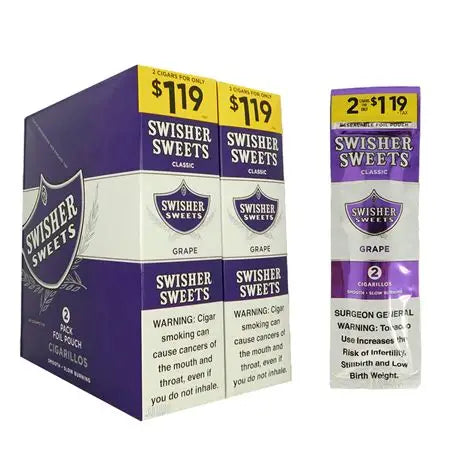 Swisher Sweets Cigarillos sabor Grape