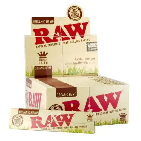 Raw Organic Hemp  King Size Slim