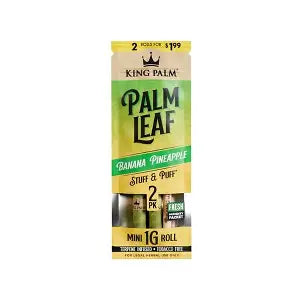 KING PALM SABOR BANANA PINEAPPLE 2 PACK