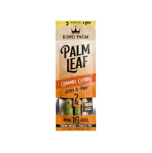 King Palm pre-roled sabor caramel clouds