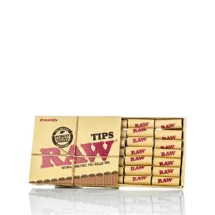 Raw pre-rolled tips