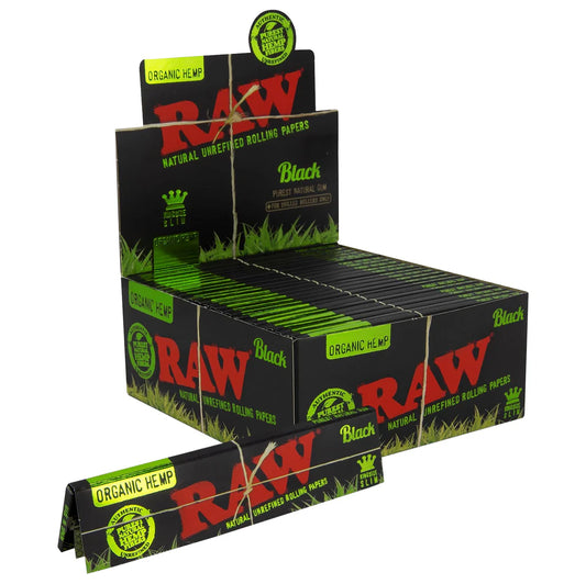 RAW BLACK ORGANIC HEMP KING SIZE SLIM