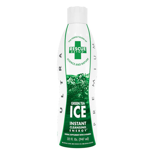 rescue detox ice sabor greean tea